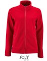 Dames Fleece Jas Sols Norman 02094 Rood